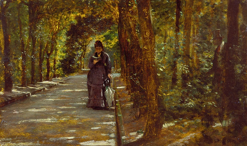 Giuseppe De Nittis - Incontro al bosco di Portici (1864), Centro Matteucci, Viareggio
